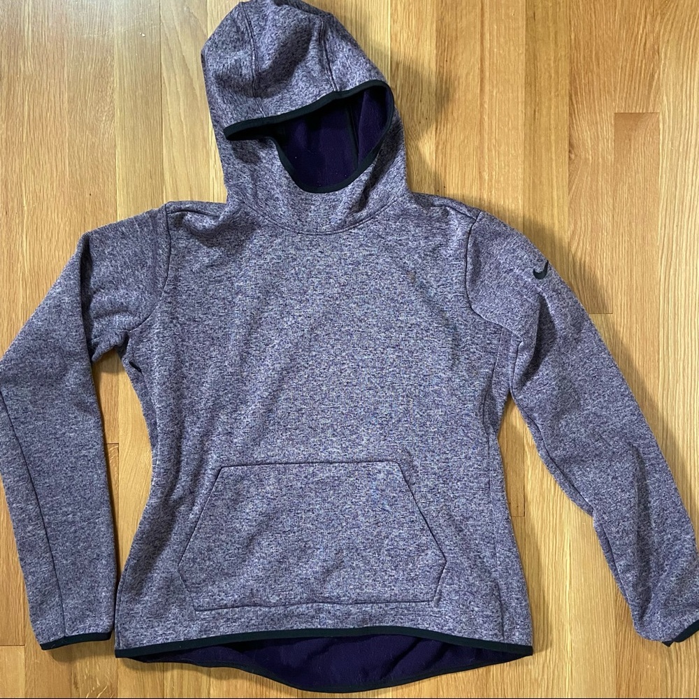 Nike Dri-Fit Purple Therms Training Hoodie